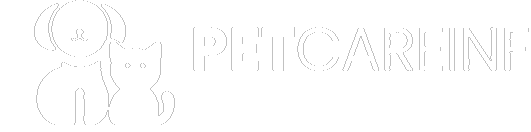 petcareinf logo in white color