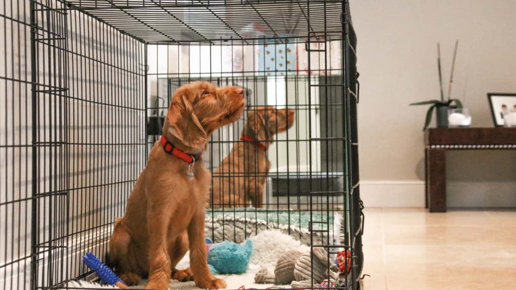 Crate Training dog traning