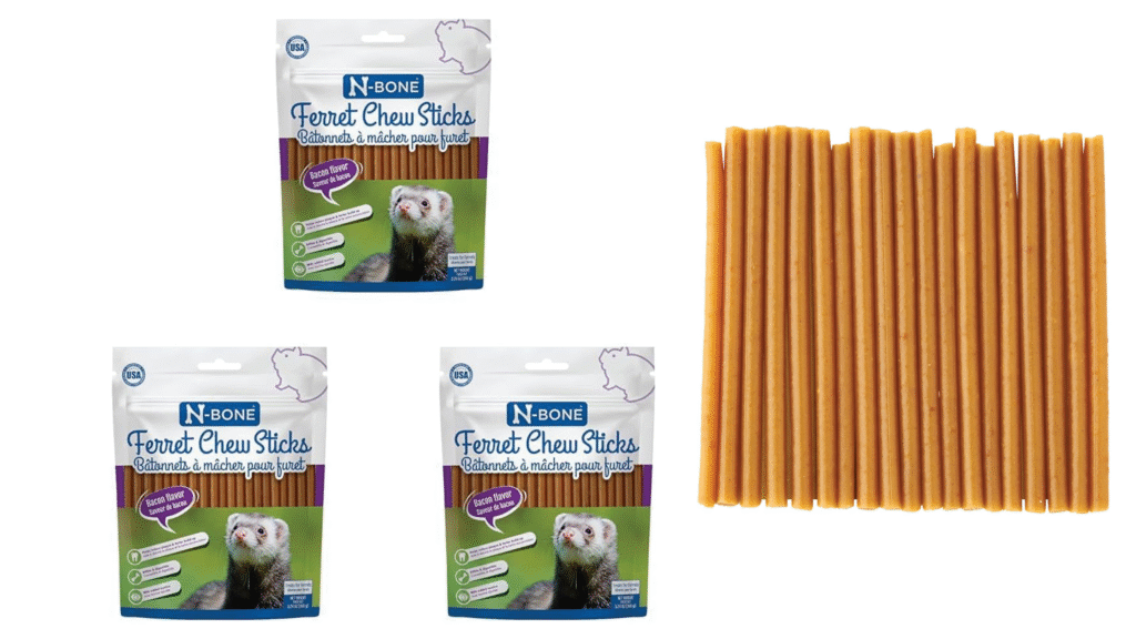 N-Bone Ferret Chew Sticks – Bacon Flavor
