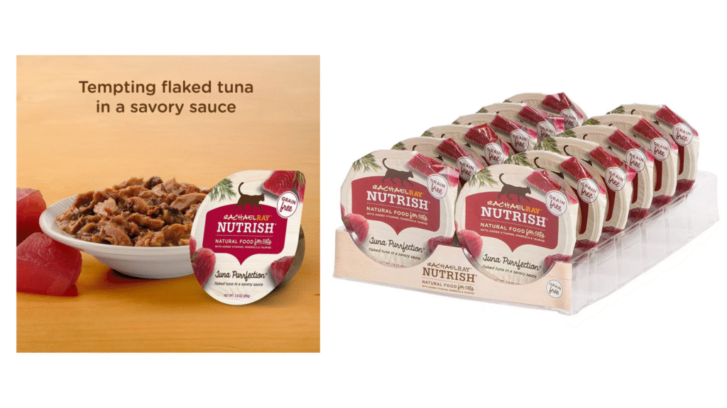 Nutrish Rachael Ray Natural Wet Cat Food (Tuna Purrfection Recipe) | petcareinf