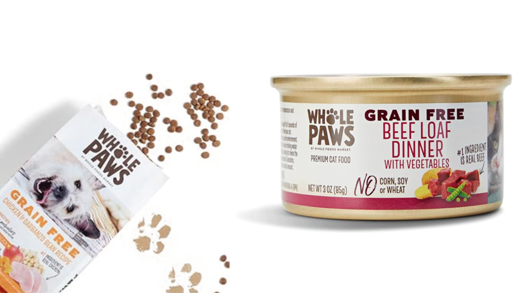 Whole Paws Grain-Free Wet Cat Food (Beef Loaf Dinner with Vegetables) | petcareinf