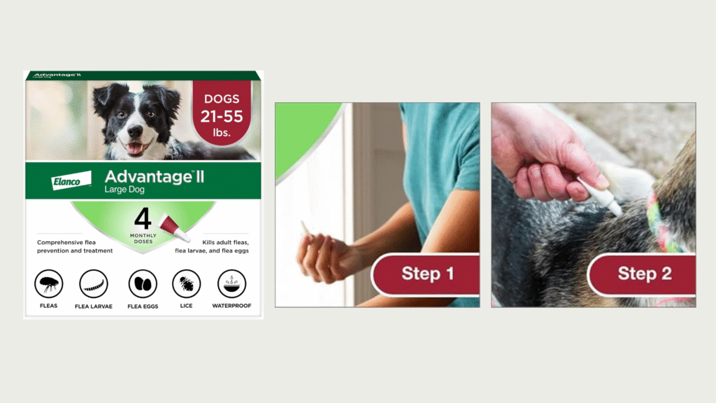 K9 Advantix II Topical Best Flea Treatment For Dogs