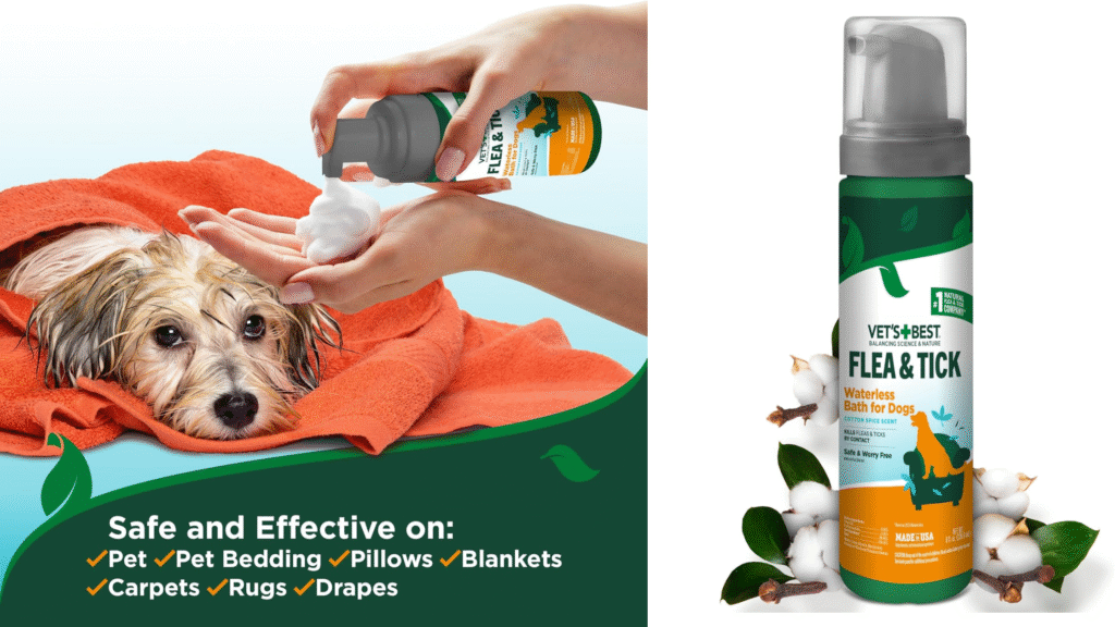 Vet's Best Flea and Tick Shampoo Spray