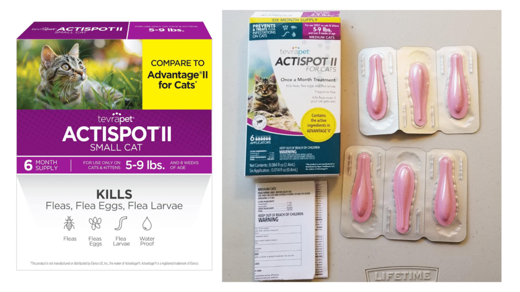 best tick and flea medicine for cats
| TevraPet Actispot II Flea Treatment for Cats – 6-Month Supply