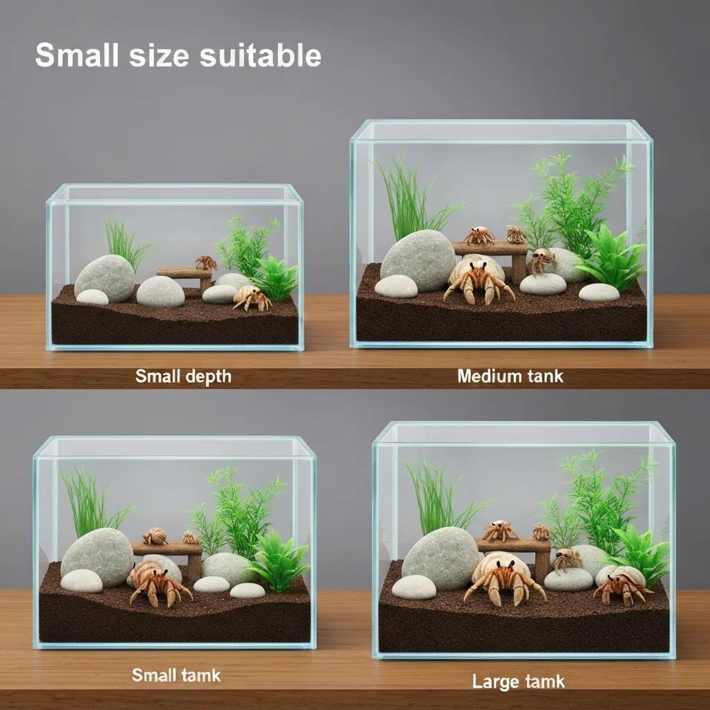 hermit crab environment | What Tank Size and Type Best Suit Hermit Crab Habitats?
