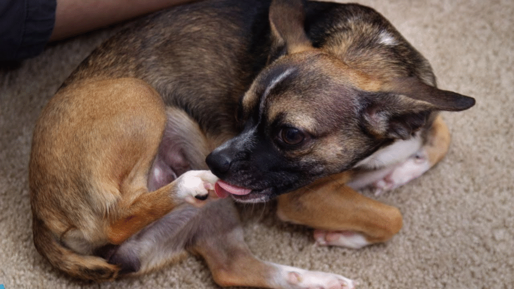 What Are the Signs of Excessive or Problematic Paw Licking?