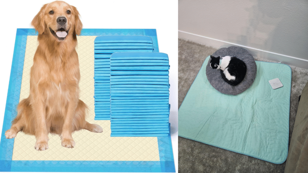 Washable Pee Pads Over Disposable Ones